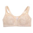 thumbnail image 5 of Women's Front Closure Posture Corrector Bra Back Support Wireless Bralette 46DD, 5 of 9