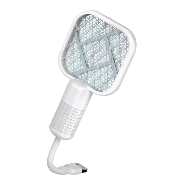 Matsuzay Matamoscas duradero para un control de mosquitos fácil y rápido Matamoscas eléctrico Mata mosquitos Repelente de insectos y plagas blanco