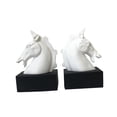 thumbnail image 2 of Sujetalibros decorativos de resina Strade Fareast Limited cabeza de caballo, 2 of 8