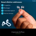 thumbnail image 2 of Dilatador nasal para reducción de ronquidos, solución de ayuda antironquidos, mejora el flujo de aire (tamaño mediano, 3 unidades) JAMW Sencillez, 2 of 5