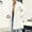 White, variant on Xdegoge Mens Coat Luxury Long Jacket Fluffy Winter Warm Overcoat Lapel Collar Thick Outerwear for Party Fashion Clubwear Streetwear