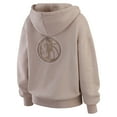 thumbnail image 3 of Women's WEAR by Erin Andrews  Tan Dallas Mavericks Washed Pullover Crewdie, 3 of 5