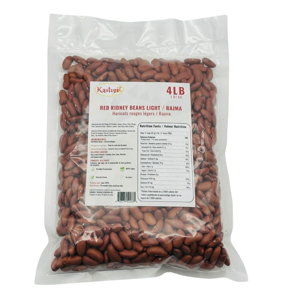 Kasturi Haricots Rouges Légers, Rajmah 4 Lb