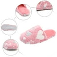 thumbnail image 4 of Oyedens Womens Slippers Star Fuzzy House Shoes for Men Cozy Fluffy Home Bedroom Indoor Slippers, 4 of 6