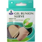 Oppo Gel Bunion Sleeve, Medium [6741] 1 Pack (Pack of 4)