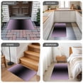 thumbnail image 6 of Purple Black Ombre Door Mat Indoor Outdoor, Modern Gradient Abstract Art Non Slip Welcome Mat with Rubber Backing, Absorbent Fabric Front Door Mats Entryway Rug for Home Patio Entrance 20"x31.5", 6 of 9