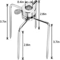 thumbnail image 3 of FrostHike N & N 304 Stainless Steel Rotisserie Meat Forks(1-Pair) - Fits 3\\/16-Inches Hexagon, 1\\/4-Inches Square & 3\\/8-Inches Round Rotisserie Spit Rods, 3 of 5