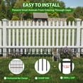 thumbnail image 3 of 38 Panels Animal Barrier Fence, No  Garden Fence for Rabbits and Dogs, Rustproof Metal Fencing with Bottom Blocker, 3 of 5