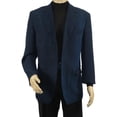 thumbnail image 2 of Men's Zacchi Sport Coat Patch Elbow Chenille Velveteen Bryan Navy 74521, 2 of 6