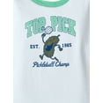 thumbnail image 2 of Wonder Nation Toddler Boys' Graphic Ringer Tee with Short Sleeves, Size 18M-5T, 2 of 3