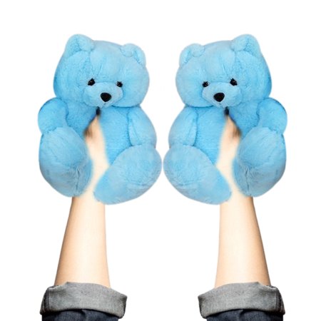 

Vokewalm Cute Plush Slippers Thick Warm Cotton Shoes for Household