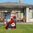 thumbnail image 3 of Welcome Cardinal And Flowers Garden Flag For Home Outdoor Garden Yard Decor 12x18 Inch, 3 of 5
