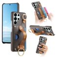 thumbnail image 1 of FOXDOCK Case for Samsung Galaxy S26 Ultra, Wallet Function, Ring Design, Adjustable Stand and Wrist Strap - Grey, 1 of 5