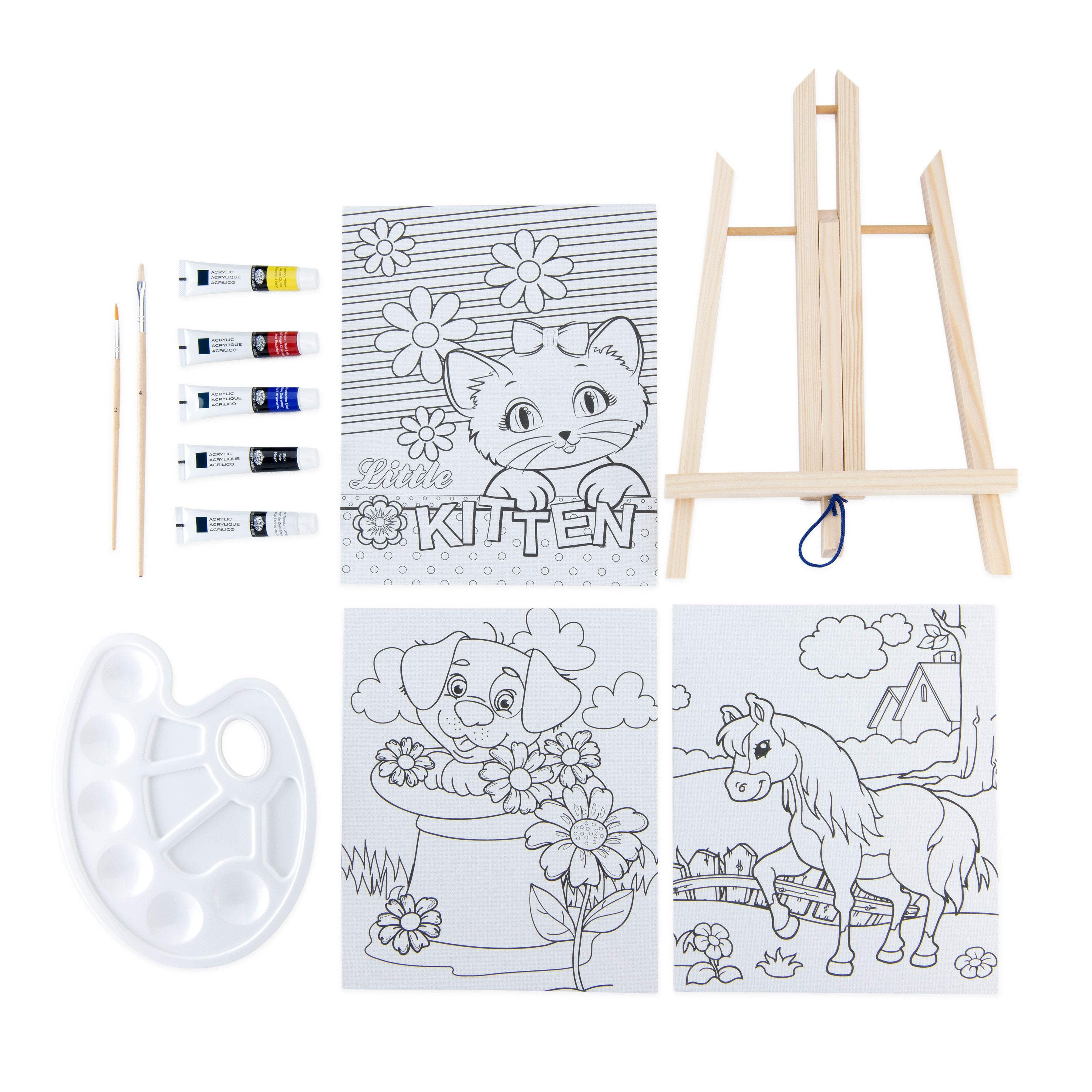 Royal & Langnickel Wood Easel Art Set - 12pc
