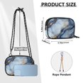 thumbnail image 4 of FORMRS Mini Crossbody Bag for Women Adjustable Shoulder Rope Travel Casual Phone Purse, Abstract Marble Pattern, 4 of 7