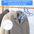 thumbnail image 5 of 20 Ganchos Ropa Perchas Antiderrapantes De Acero Inoxidable azul, 5 of 5