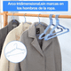 thumbnail image 5 of 20 Ganchos Ropa Perchas Antiderrapantes De Acero Inoxidable azul, 5 of 5