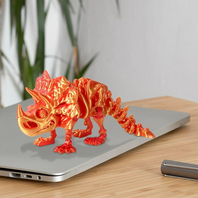 Printed Skull Joints Can Move Dinosaur Fidget Toys For Adults Stress And Anxiety Relief Four Colors