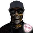 thumbnail image 5 of 3D Skull Skeleton Balaclava Seamless Motorcycle Neck Face Shield Mask Scarf Bicycle Hunting Outdoor Anti-UV Bandana Headband (HR040962), 5 of 7