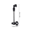 thumbnail image 2 of 2Pcs C-Shaped Stainless Steel Umbrella Stand for Bicycle Outdoor Use, 2 of 8