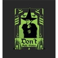 thumbnail image 4 of Wizard Of Oz Wicked Witch Don't Add Water Women's Black Crew Neck Short Sleeve Crop Tee-XL, 4 of 4