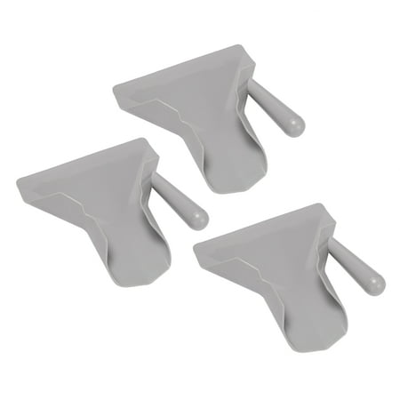 

3X Plastic Chip Scoop French Fries Shovel Loader Chip Packaging Shovel Funnel Popcorn Fast Food Right Handle