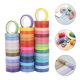 thumbnail image 5 of 60 rollos de cinta Washi de cuenta manual DIY, cintas Washi de 60 colores, cintas Washi decorativas, 5 of 6