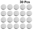 thumbnail image 3 of 30 botones metálicos para abrigos, planos, para coser abrigos, decorativos para disfraces (plateados, 20 mm), 3 of 7