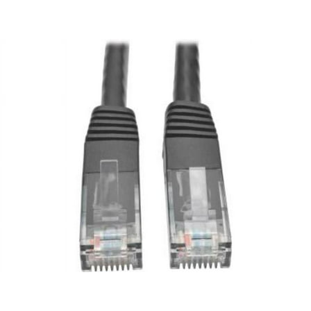 Tripp Lite 1ft Cat6 Gigabit Molded Patch Cable (RJ45 M/M), Black