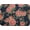 Rose Red Gold, variant on Dish Drying Mat for Kitchen Counter,Poppy Flower Eucalyptus Leaves Absorbent Dish Drainer Mats Fast Dry,Tropical Leaf Floral Washable Microfiber Dishes Rack Pad for Sink 18x24 In