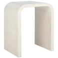 thumbnail image 3 of SAFAVIEH Liasonya Curved White Wash End Table, White Washed, 3 of 8