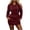 3Wine, variant on Lnmiateer Women Long Sleeve Oversized Sweatshirt Mini Dress with Hood Cozy Cut For Fall Casual Weekend Daily Occasions