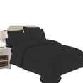 thumbnail image 1 of 100% Egyptian Cotton 5PCs Duvet Set - Solid (Black, King/California King), 1 of 5