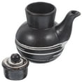 thumbnail image 6 of CIMAXIC Black Ceramic Vinegar Dispenser Smooth and Healthy Material for Storage 3Pcs, 6 of 6