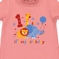 thumbnail image 3 of Inktastic Safari 1st Birthday Baby Fleece Romper, 3 of 4