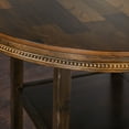 thumbnail image 4 of TMS Vintage Outdoor Rubberwood Pub Table Set, Brown, 4 of 7