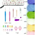 thumbnail image 2 of Kit de crochet para principiantes con Accesorios e hilo YONGSHENG, 2 of 5