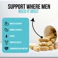 thumbnail image 5 of Wound Care Plus Men's Multivitamin – Comprehensive Vitamin & Mineral Blend with Vitamins A, B, C, D, E, Zinc – Supports Immune Health, Energy & Skin Wellness – 60 Capsules – Non-GMO, Gluten-Free, 5 of 8