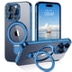 thumbnail image 1 of Funda para teléfono celular GUAGUA iPhone 15 Pro Max de 6.7 pulgadas, azul magnética, 1 of 7