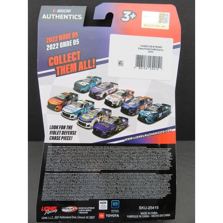 Toyota Denny Hamlin FedEx NASCAR Cast Car - 1:64 Scale Model