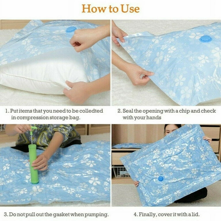 Vacuum Storage Bag Thickened Vacuum Compression Bags Clothes Quilt Seal  Xmas DIY