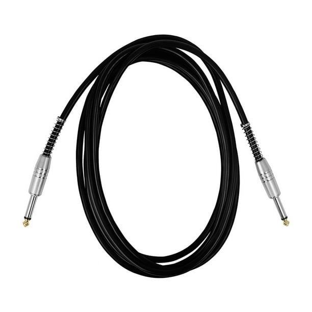 Cable para instrumentos de guitarra de 3/5/10 M Cable para guitarra Cable para guitarra eléctrica con conector de 6,35 MM