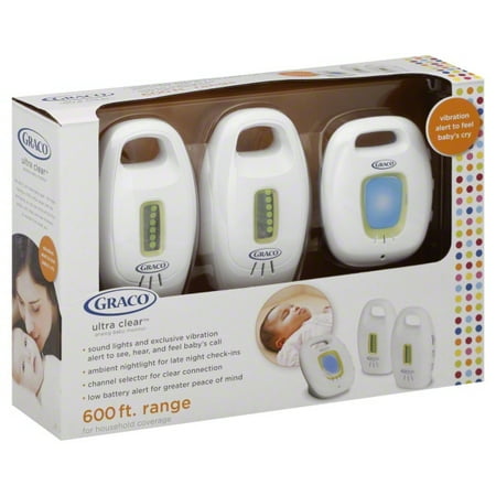 Graco - Ultra Clear Analog Baby Monitor, Dual Receiver