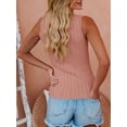 thumbnail image 2 of Sherrylily Women Sleeveless Halter Sweater Tank Tops Sexy Rib Knit Fall Vest Camis, 2 of 3