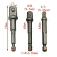 thumbnail image 3 of 8 Pcs Socket Adaptateur Jeu Impact Driver Bits Extension Bit 14 Pouces 38 Pouces 12 Pouces Outils à Main Électrique Pilote Extension Socket Adaptateurs Ensemble, 3 of 7