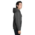 thumbnail image 3 of Team 365 TT97 Unisex Zone HydroSport Heavyweight Quarter-Zip Hooded Sweatshirt, 3 of 3