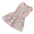 thumbnail image 2 of Dog Girl Dress, Soft Comfortable Easy To Clean Dog Dress Floral Pattern Beautiful Breathable  For Dogs For Spring XS,S,M,L, 2 of 8