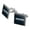 Silver, variant on Hacker Binary Code Geek Nerd Square Cufflink Set - Silver or Gold