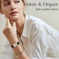 thumbnail image 5 of Bomieux Watches for Woman Dainty Elegant Womens Watches with Leather Strap Classic Vintage Retro Square Ladies Quartz Watches Gifts for Women, 5 of 6