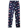 thumbnail image 3 of Ma Croix Mens Flag Camo Pattern Fuzzy Pajama Pants Fleece Brushed Sweatpants Sherpa Sleepwear, 3 of 8